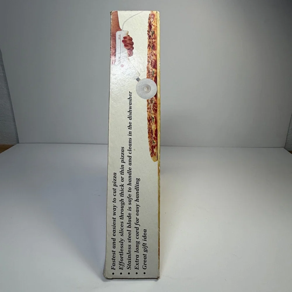 Regal Pizza Pal Electric Pizza Cutter White Vintage Retro 90s Kitsch Nostalgic